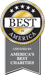 Best in America seal, Certified by America's Best Charities.